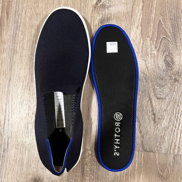 ROTHY’S The Original Slip On Sneaker In Color Solid Black Size 10.5 - Picture 13 of 13